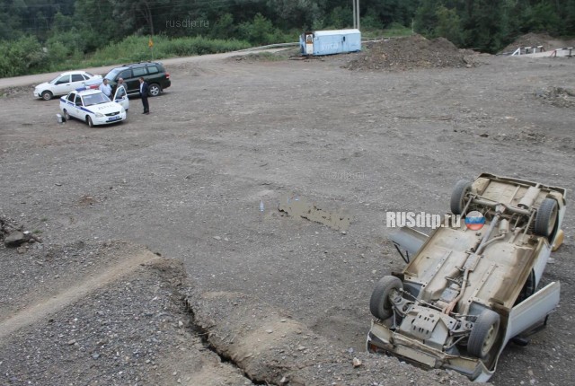 В Башкирии ВАЗ-2107 упал в обрыв. Водитель погиб