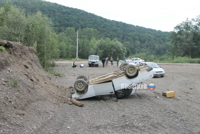 В Башкирии ВАЗ-2107 упал в обрыв. Водитель погиб
