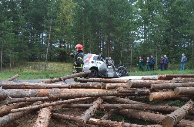 В ДТП с лесовозом под Коряжмой погибли водитель и пассажир «Калины»