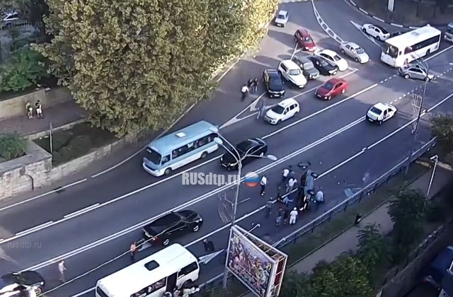 Серьезное ДТП произошло на улице Горького в Сочи