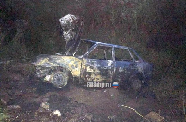 В Татарстане водитель заживо сгорел в своей машине