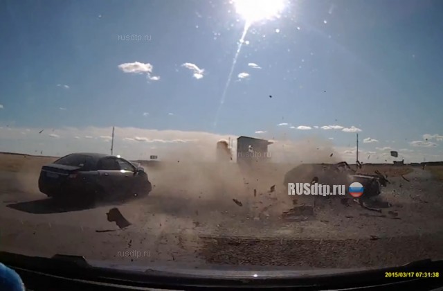 ДТП возле села Мокроусово зафиксировал видеорегистратор