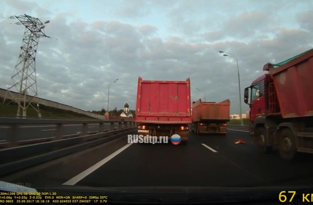 Смертельное ДТП на Боровском шоссе попало на видео