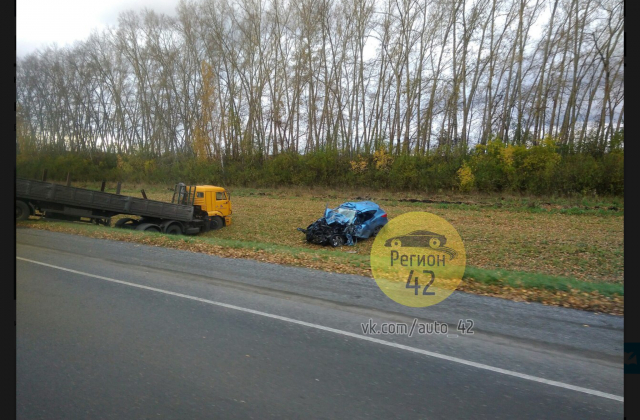 Супруги погибли в результате ДТП в Кемеровской области