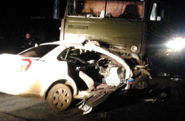 В Башкирии в ДТП с КАМАЗом погибли водитель и пассажир Шевроле