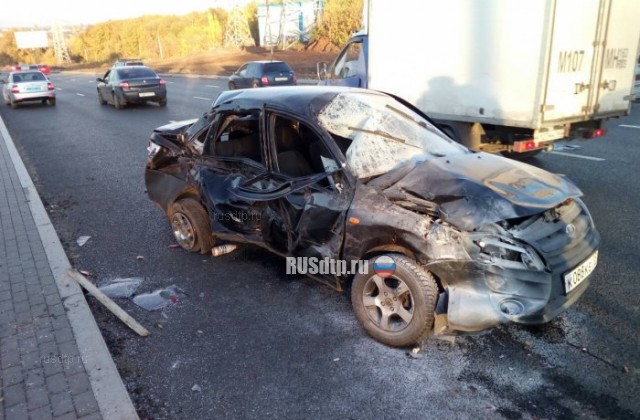 20-летний пассажир «Гранты» погиб в ДТП на Московском шоссе в Самаре