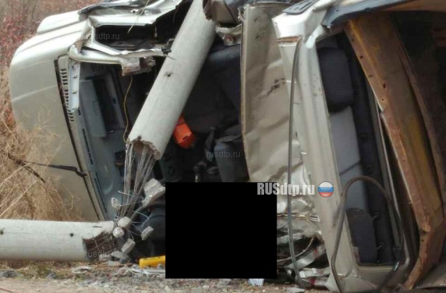 Под Оренбургом водитель пикапа «УАЗ Патриот» погиб, врезавшись в столб
