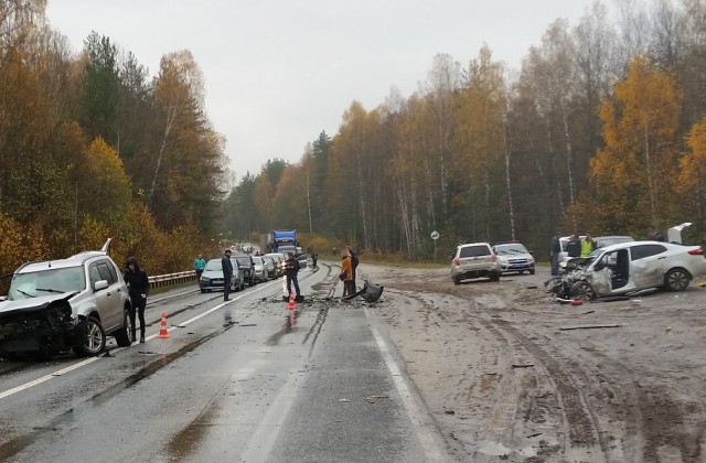 Два человека погибли в ДТП на трассе Нижний Новгород – Киров