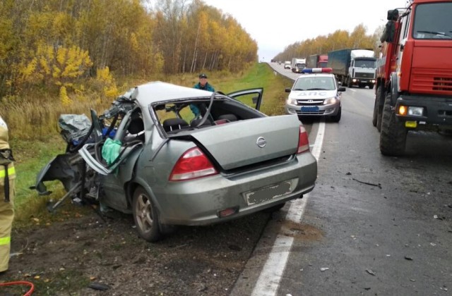 Водитель седана погиб на автодороге в Нижегородской области