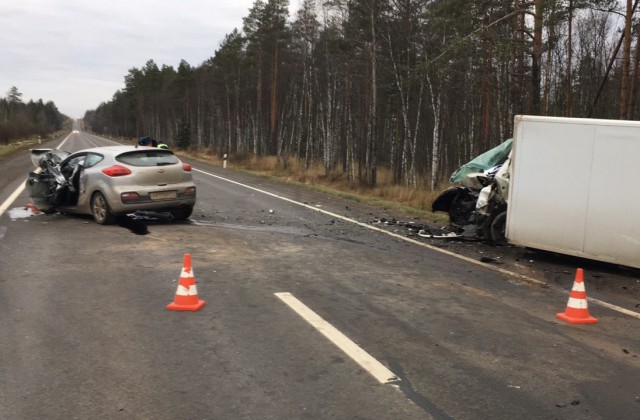 Водитель «КИА» погиб в утреннем ДТП на трассе «Кола» в Волховском районе