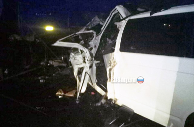 В Саратовской области столкнулись КАМАЗ и микроавтобус. Четверо погибли