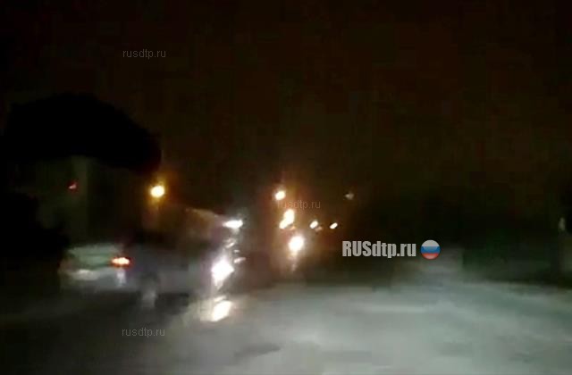 Момент ДТП на Магистральной в Казани зафиксировал видеорегистратор