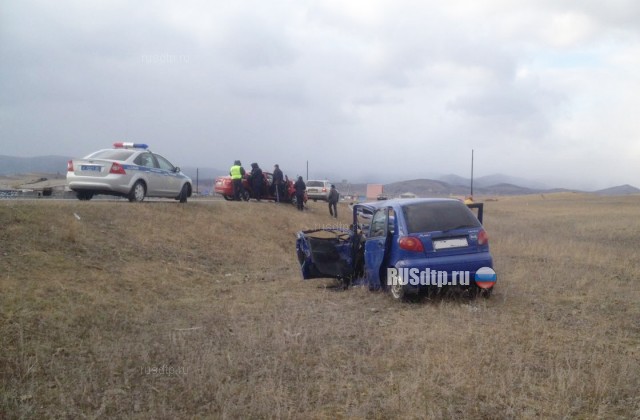Lada Vesta и Daewoo Matiz столкнулись в Башкирии. Двое погибли