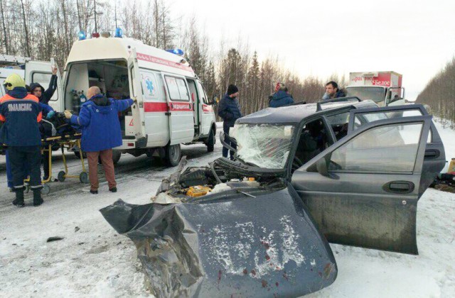 Один человек погиб и двое пострадали в ДТП на трассе Сургут &#8212; Салехард