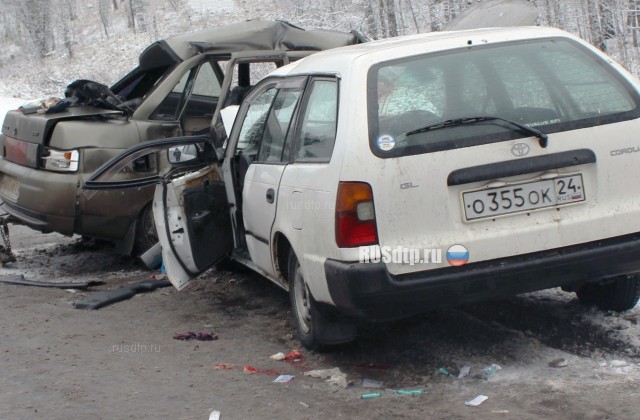 Два человека погибли в ДТП под Красноярском