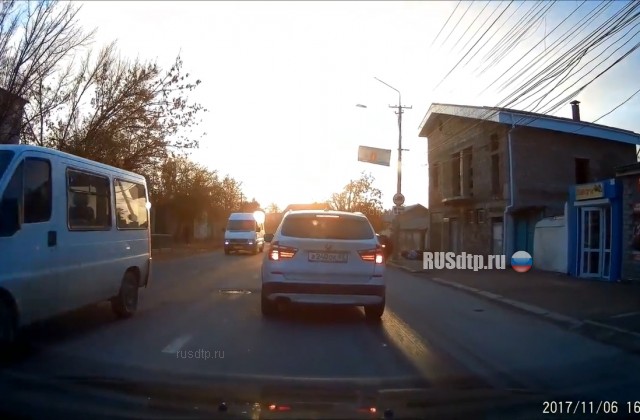 Момент гибели мотоциклиста в Симферополе зафиксировал видеорегистратор
