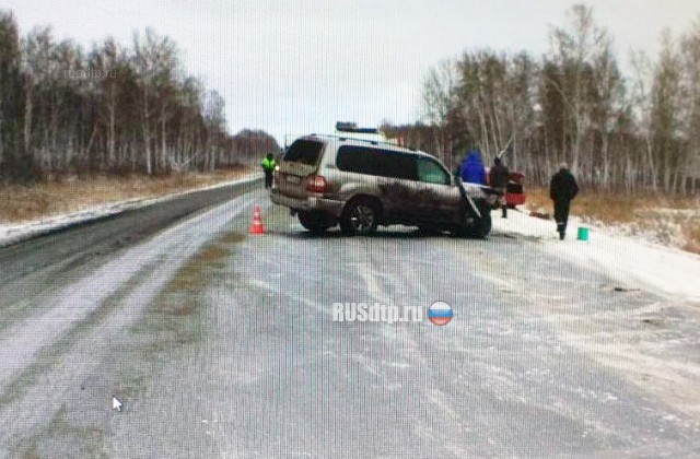 Под Новосибирском внедорожник въехал в машину с семьей. Один человек погиб и двое пострадали