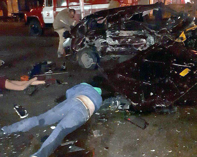 Жуткие кадры из Краснодара. Пьяный водитель совершил смертельное ДТП и скрылся