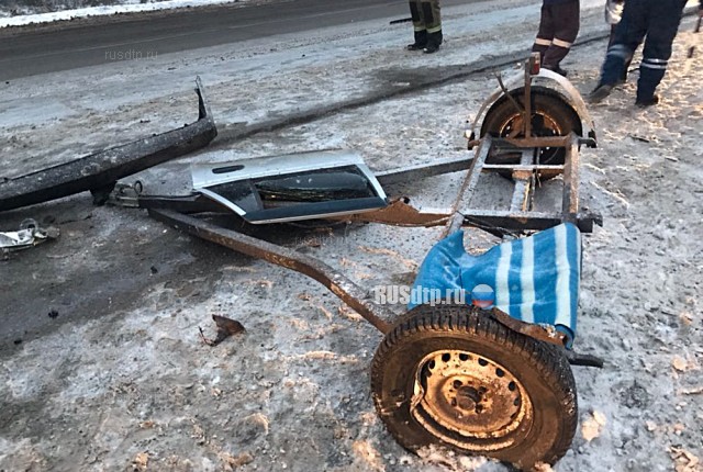 В Башкирии буксируемый автомобиль совершил смертельное ДТП