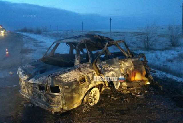 Три человека сгорели в машине в результате ДТП на трассе «Оренбург &#8212; Орск»