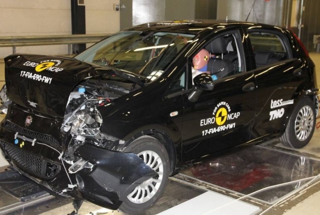Fiat Punto установил «рекорд» Euro NCAP