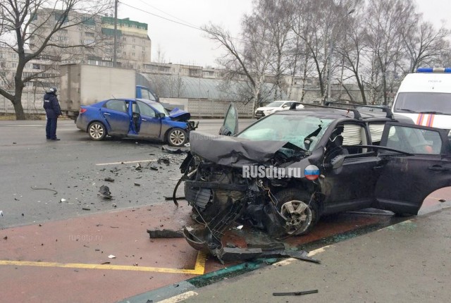 Момент гибели трех человек на Горьковском шоссе запечатлел видеорегистратор