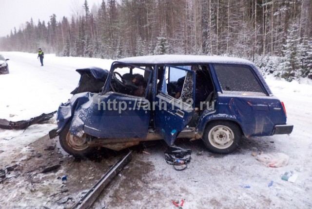 В Архангельской области в ДТП погибли 5 человек