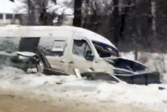 19 автомобилей столкнулись на трассе М-4 в Подмосковье