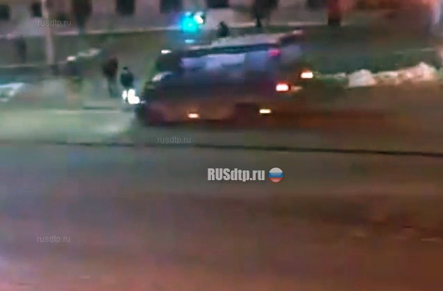 Момент наезда маршрутки на Первомайском проспекте в Рязани попал на видео