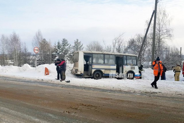 В Кировской области в ДТП с автобусом пострадали 5 человек