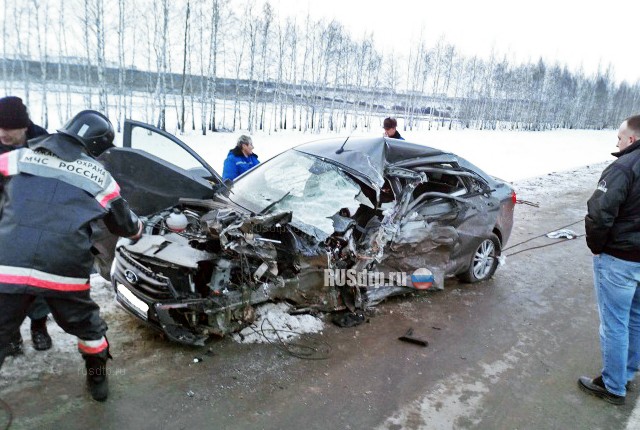 Водитель «Весты» погиб в ДТП на трассе М-6 «Каспий» в Александро-Невском районе