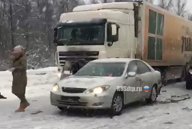Более 20 автомобилей столкнулись на трассе М-4 «Дон» в районе Домодедово