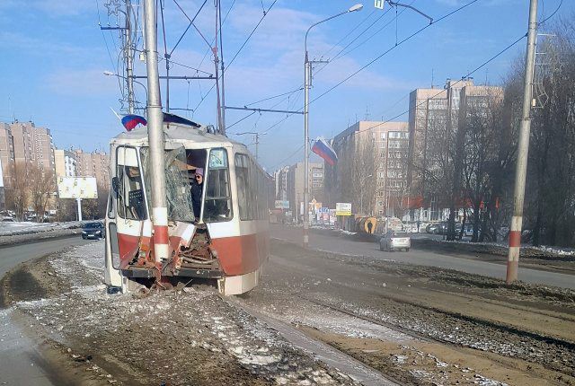9 человек пострадали в ДТП с участием трамвая в Ульяновске