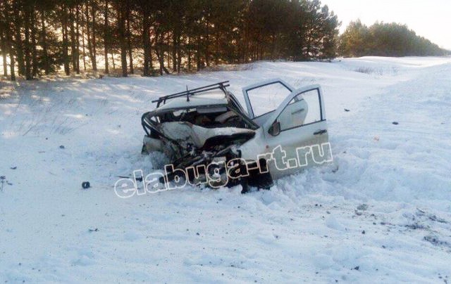 Три человека погибли в ДТП в Елабужском районе Татарстана