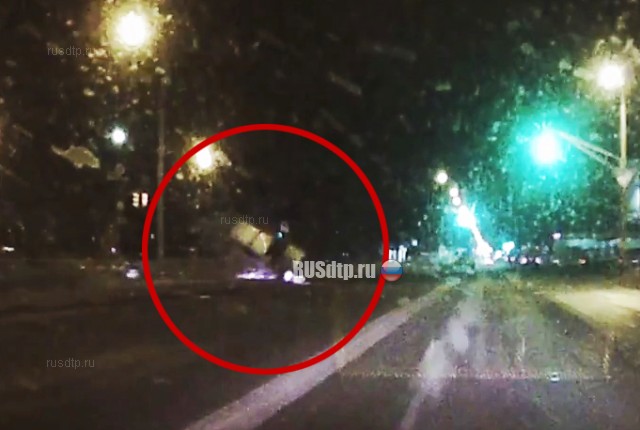 ДТП с переворотом возле «Атолла» в Кстово запечатлел видеорегистратор