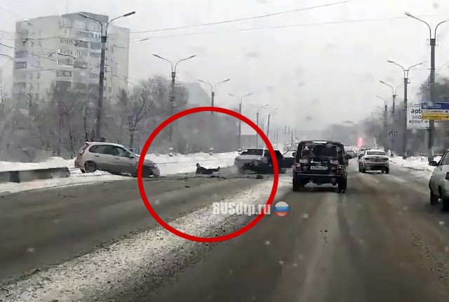 Человека выбросило из машины в результате ДТП в Ульяновске