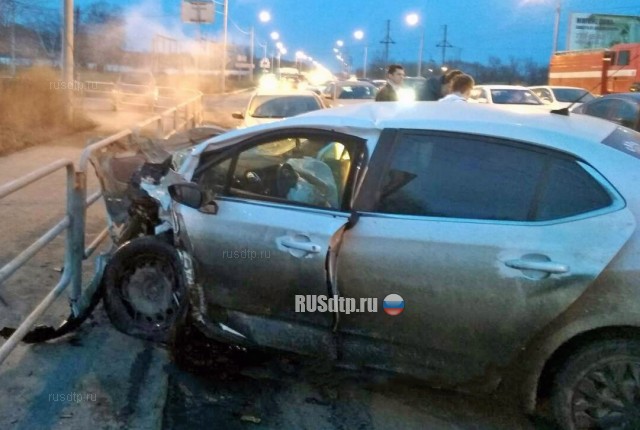 В массовом ДТП в Челябинске пострадали два человека