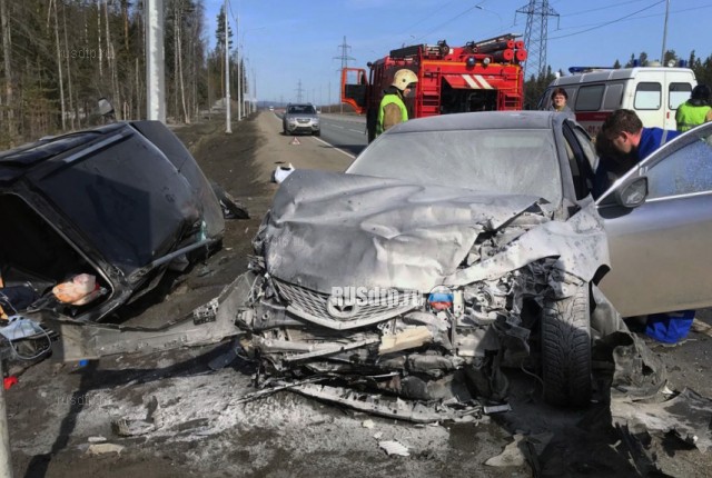 Серьезное ДТП произошло утром на Суоярвском шоссе в Петрозаводске