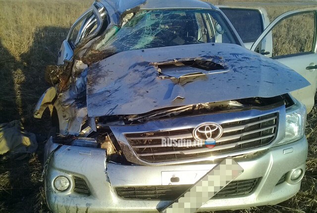 Пассажир автомобиля автомобиля Toyota Hilux погиб в ДТП под Чебаркулем