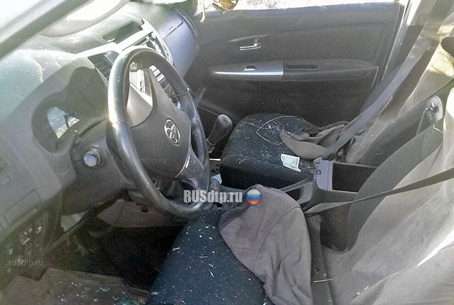 Пассажир автомобиля автомобиля Toyota Hilux погиб в ДТП под Чебаркулем