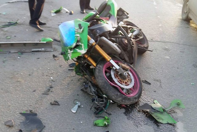 В Челябинске в ДТП пострадал мотоциклист