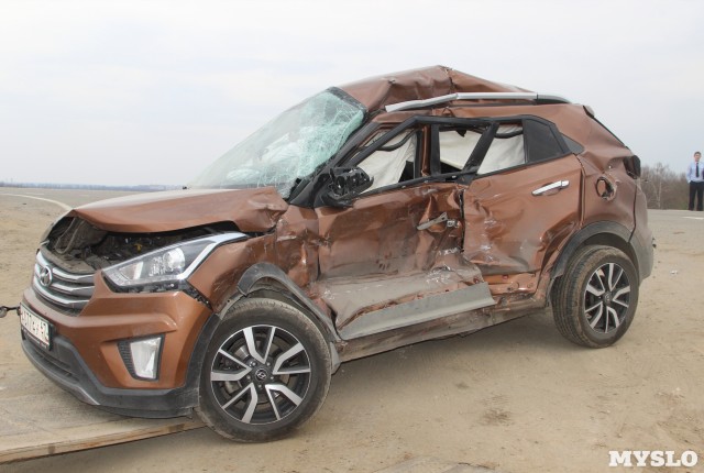 Водитель и пассажирка автомобиля «Hyundai Creta» погибли в ДТП под Тулой
