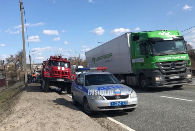 Водитель фуры погиб в ДТП на трассе М-7 в Петушинском районе