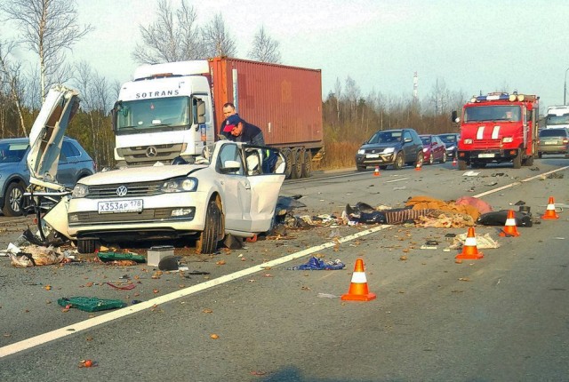 Три человека погибли в ДТП на трассе М-10 «Россия» под Новгородом