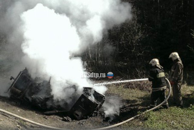 Водитель «Лады» сгорел в своей машине после ДТП на трассе «Москва &#8212; Рославль»