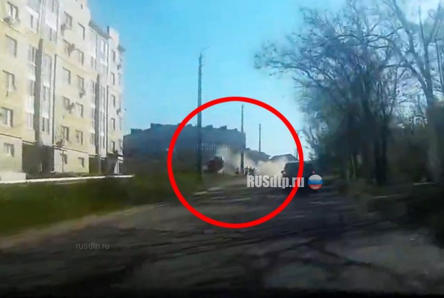 ДТП с пьяным водителем на Рокчинского в Элисте запечатлел видеорегистратор