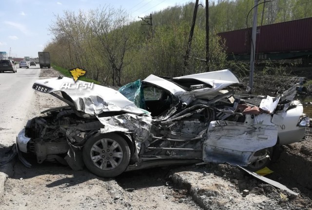 Пассажир «Тойоты» погиб в ДТП по вине пьяного водителя под Новосибирском