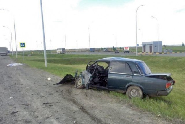 Водитель и пассажир ВАЗа погибли в ДТП на Восточном обходе Челябинска