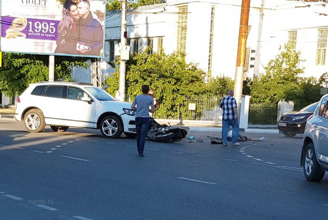 В Севастополе в ДТП погиб мотоциклист. ВИДЕО