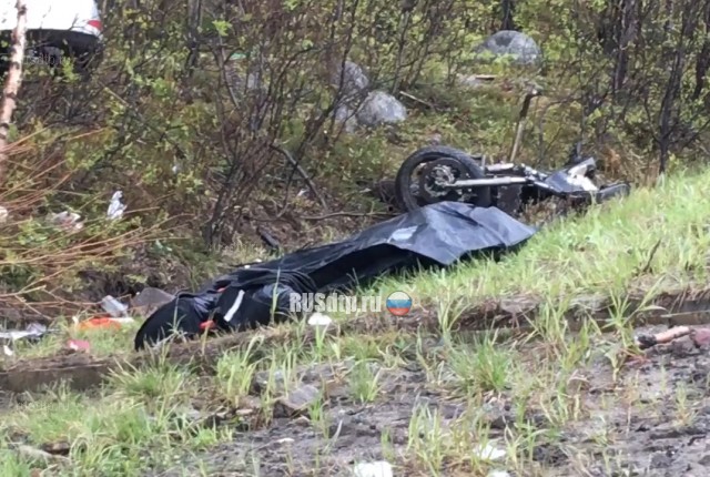 Финский байкер совершил смертельное ДТП на трассе «Кола» под Мурманском